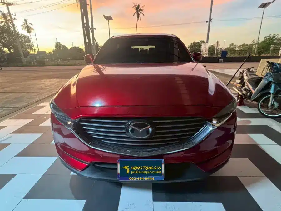 MAZDA CX8 skyactiv Prins VSI-3 DI หม้อต้ม Prins eVP-500 รางหัวฉีด Keihin K9 กรอง Keihin กล่อง AFC 3.0 DI ถังโดนัท 43L