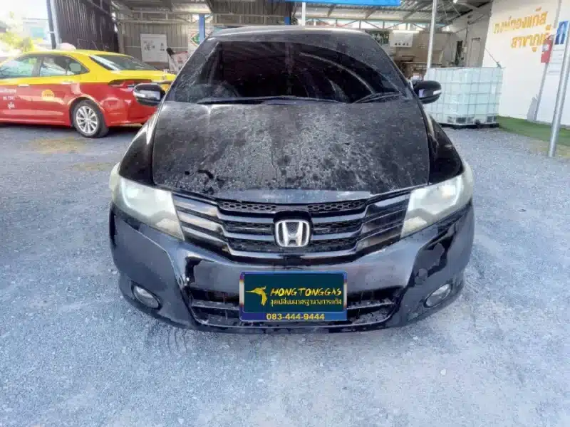 Honda City ชุดแก๊ส AEB แท้อิตาลี 4 สูบ หม้อต้ม Tomasetto Nordic รางหัวฉีด VALTEK กล่อง A.E.B MP48 กรองแก๊สกลางสาย Certools F-750 ถังโดนัทวางบน 42 L