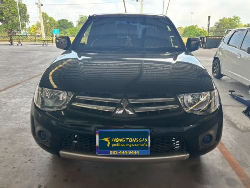Mitsubishi Triton ชุดแก๊ส AEB แท้อิตาลี หม้อต้ม Tomasetto Nordic รางหัวฉีด HANA กล่อง AEB MP48 4สูบ กรองแก๊สกลางสาย Certools F-750 ถังแคปซูลวางบน 75 ลิตร