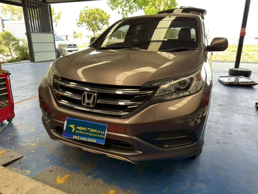 Honda CR-V G8 Prins EcoMax หม้อต้ม Tomasetto Nordic รางหัวฉีด HANA กรองแก๊ส Certools F-750 กล่อง Prins AFC Compact 4D ถังโดนัทวางใน 62L