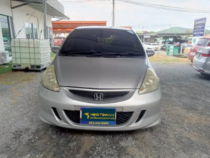 Honda Jazz AEB หม้อต้ม Tomasetto Nordic รางหัวฉีด Valtek กรองแก๊ส Certools F-750 กล่อง AEB MP48 4สูบ ถังโดนัทวางใน 42L