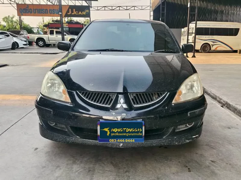 Mitsubishi Lancer ชุดแก๊ส AEB แท้อิตาลี กล่อง AEB MP48 4สูบ หม้อต้ม Tomasetto Nordic รางหัวฉีด VALTEK กรองแก๊ส Certools F-750 ถังแคปซูลวางบน 58 ลิตร