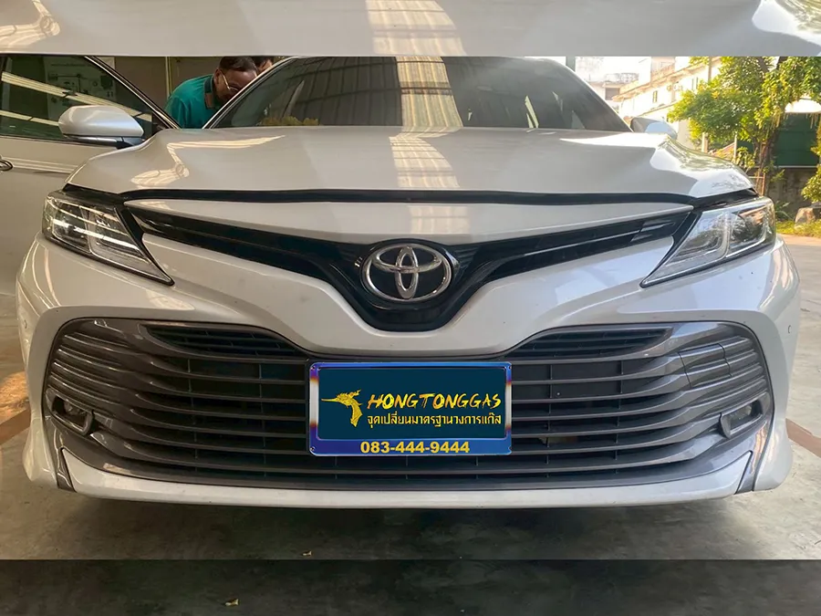 CAMRY 2.0 D4S XV70 ชุดแก๊ส Prins VSI-3 DI หม้อต้ม Prins eVP-500 รางหัวฉีด Keihin K9 กรอง Keihin กล่อง Prins AFC 3.0 DI ถังโดนัทวางบน 62 L