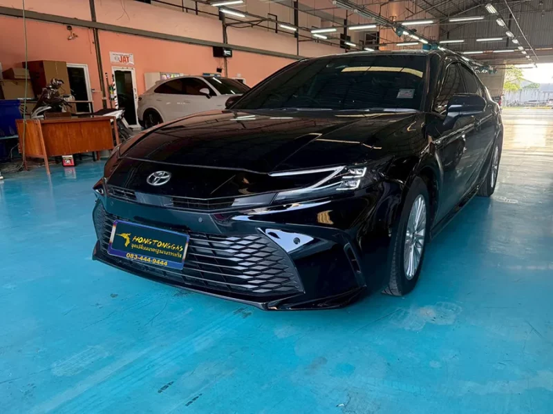 Toyota Camry 2.5 Hybrid ชุดแก๊ส Prins VSI-3 DI หม้อต้ม Prins eVP-500 รางหัวฉีด Keihin K9 กรอง Keihin กล่อง AFC 3.0 DI ถังโดนัท 62 L