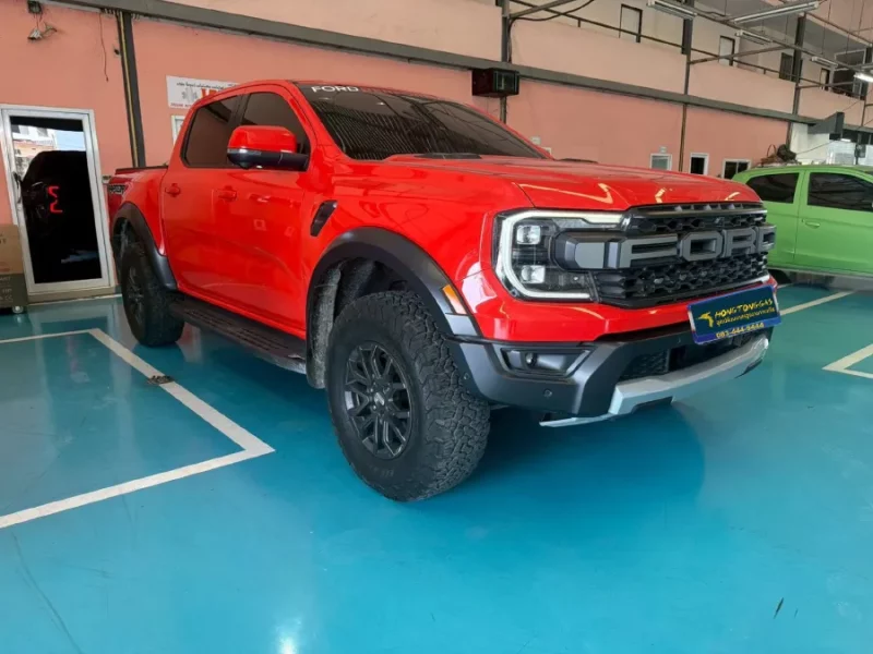 Ford Raptor Prins VSI-3 DI 6สูบ หม้อต้ม Prins eVP-500 รางหัวฉีด Keihin K9 กล่อง Prins AFC 3.0 DI กรองแก๊ส Keihin Map Sensor Bosch ถังโดนัทหุ้มยางวางล่าง 68L