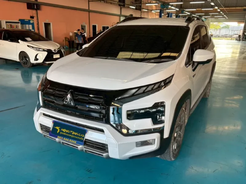 Mitsubishi Xpander Cross HEV (Hybrid) Prins EcoMax หม้อต้ม Tomasetto Nordic รางหัวฉีด HANA กล่อง AFC Compact 4D กรองแก๊ส Certools F-750 ถังโดนัทหุ้มยาง 48L