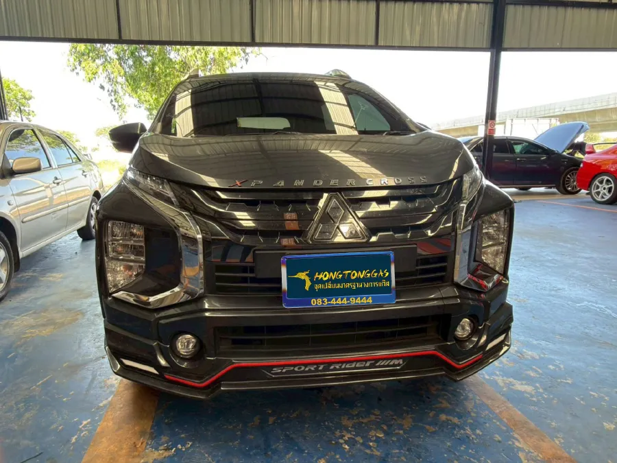 Mitsubishi Xpander ชุดแก๊ส Prins EcoMax หม้อต้ม Tomasetto Nordic รางหัวฉีด HANA กล่อง Prins AFC Compact 4D ถังโดนัทหุ้มยาง วางล่าง 48L