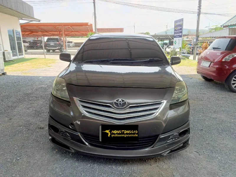 Toyota Vios AEB แท้อิตาลี 4 สูบ หม้อต้ม Tomasetto Nordic รางหัวฉีด I-Plus กรองแก๊ส Certools F-750 กล่อง AEB MP48 ถังโดนัทวางบน 42L