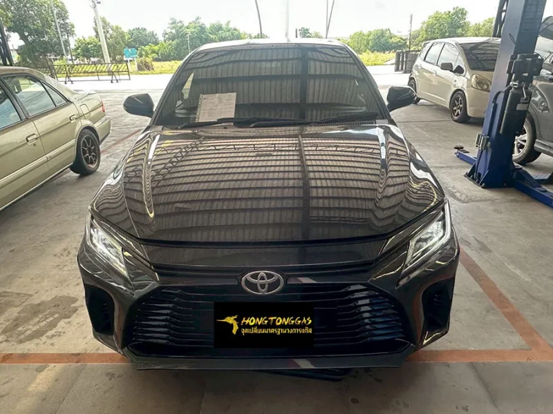 TOYOTA Yaris Ativ AEB แท้อิตาลี 4 สูบ หม้อต้ม Tomasetto Nordic รางหัวฉีด HANA กรองแก๊ส Certools F-750 กล่อง AEB MP48 ถังโดนัทวางบน 42L