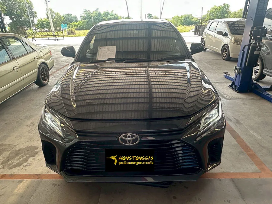 TOYOTA Yaris Ativ AEB แท้อิตาลี 4 สูบ หม้อต้ม Tomasetto Nordic รางหัวฉีด HANA กรองแก๊ส Certools F-750 กล่อง AEB MP48 ถังโดนัทวางบน 42L