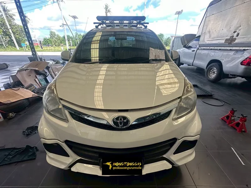 TOYOTA AVANZA AEB แท้อิตาลี 4 สูบ หม้อต้ม Tomasetto Nordic รางหัวฉีด I-PLUS กรองแก๊ส Certools F-750 กล่อง AEB MP48 ถังแคปซูล 36L