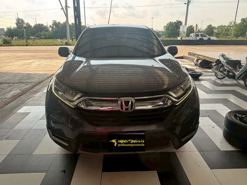 HONDA CR-V Prins Silverline หม้อต้ม Prins eVP-500 รางหัวฉีด Prins กรองแก๊สกลางสาย Certool F-750 กล่อง AFC Compact Pro 4D ถังโดนัทวางบน 62L