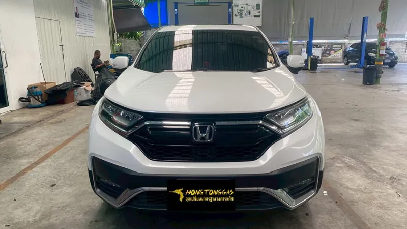 Honda CRV G5 Prins Silverline หม้อต้ม Prins eVP-500 รางหัวฉีด Prins กรองแก๊สกลางสาย Certool F-750 กล่อง AFC Compact Pro 4D ถังโดนัทวางบน 62L