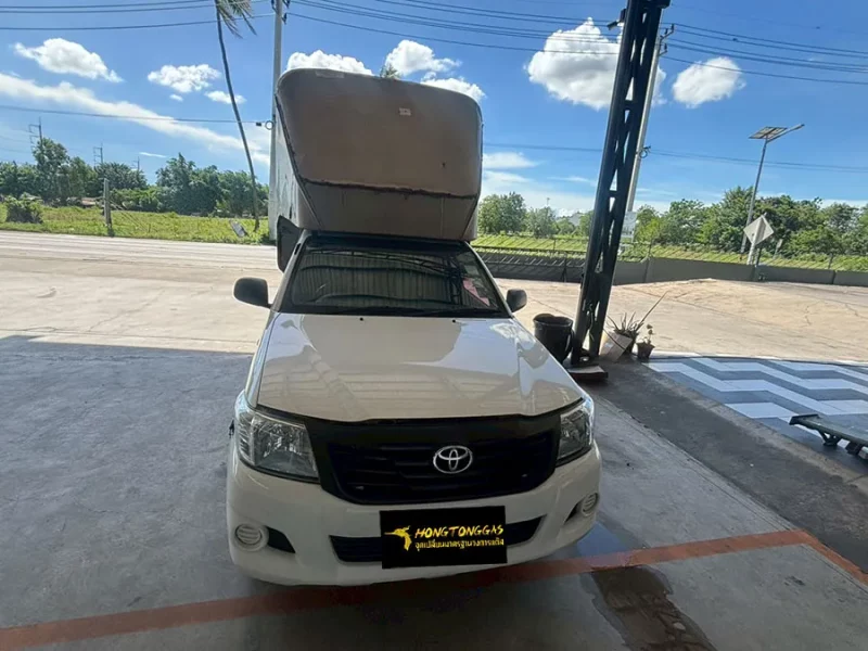 TOYOTA VIGO Prins Silverline หม้อต้ม Prins eVP-500 รางหัวฉีด Prins กรองแก๊สกลางสาย Certool F-750 กล่อง AFC Compact Pro 4D ถังโดนัทหุ้มยาง 65.5L