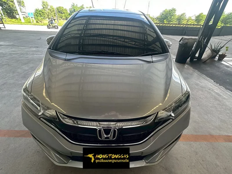 HONDA JAZZ Prins EcoMax หม้อต้ม Tomasetto Nordic รางหัวฉีด Hana กรองแก๊สกลางสาย Certool F-750 กล่อง Prins AFC Compact 4D ถังโดนัทวางใน 42L