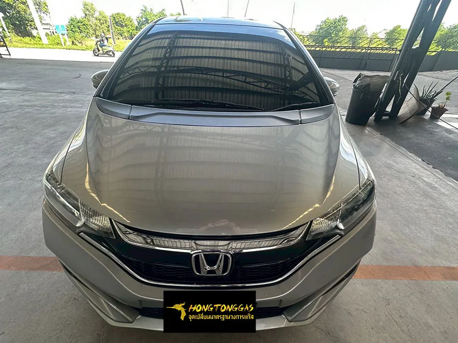HONDA JAZZ Prins EcoMax หม้อต้ม Tomasetto Nordic รางหัวฉีด Hana กรองแก๊สกลางสาย Certool F-750 กล่อง Prins AFC Compact 4D ถังโดนัทวางใน 42L