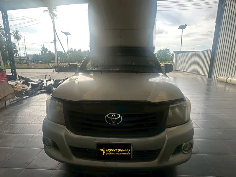 TOYOTA VIGO Prins Silverline หม้อต้ม Prins eVP-500 รางหัวฉีด Prins กรองแก๊สกลางสาย Certool F-750 กล่อง AFC Compact Pro 4D ถังโดนัทหุ้มยาง 65.5L