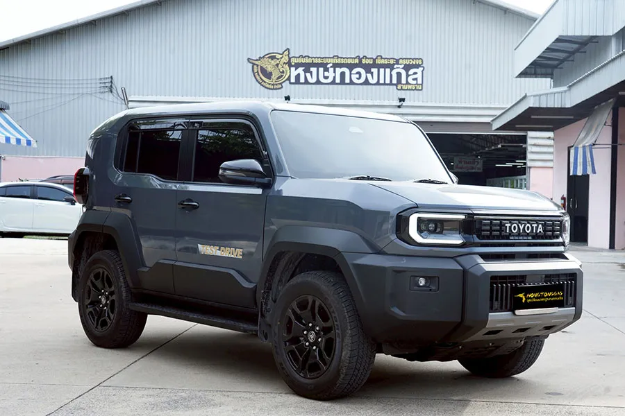 Toyota Land Cruiser FJ ฐ 6639 ชุดแก๊ส Prins Silverline หม้อต้ม Prins eVP-500 รางหัวฉีด Prins กรองแก๊ส PRINS KEIHIN กล่อง AFC Compact Pro 4D ถังแคปซูนใต้ท้อง 58L