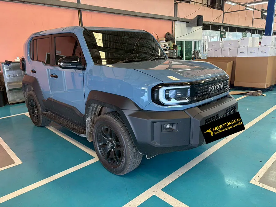Toyota Land Cruiser FJ Prins Silverline หม้อต้ม Prins eVP-500 รางหัวฉีด Prins กรองแก๊ส PRINS KEIHIN กล่อง AFC Compact Pro 4D ถังแคปซูนใต้ท้อง 58L