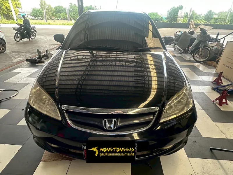 Mitsubishi Lancer Prins EcoMax หม้อต้ม Tomasetto Nordic รางหัวฉีด Hana กรองแก๊สกลางสาย Certool F-750 กล่อง Prins AFC Compact 4D ถังโดนัทวางใน 42L
