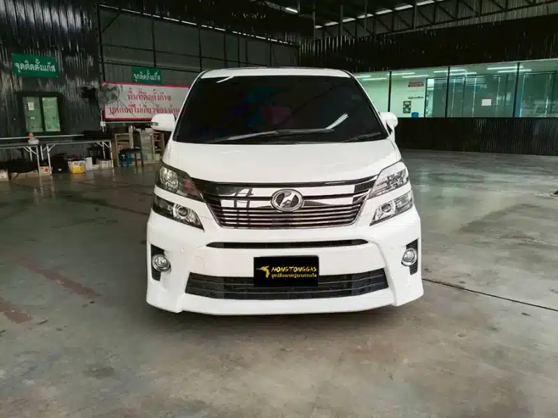 Toyota Vellfire Prins EcoMax หม้อต้ม Tomasetto Nordic รางหัวฉีด Hana กรองแก๊สกลางสาย Certool F-750 กล่อง Prins AFC Compact 4D หัวเติมกรอง Certools NF199 ถังโดนัท 42L (หุ้มยาง)