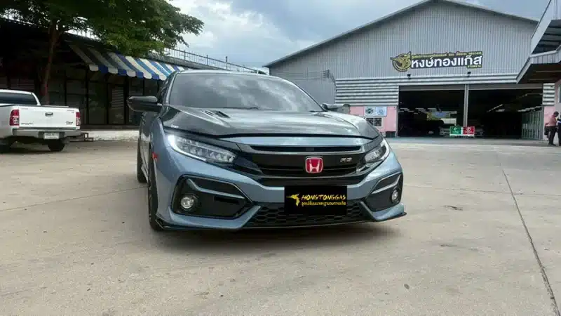 Honda Civic Prins EcoMax หม้อต้ม Tomasetto Nordic รางหัวฉีด Hana กรองแก๊สกลางสาย Certool F-750 กล่อง Prins AFC Compact 4D ถังโดนัทวางใน 42L