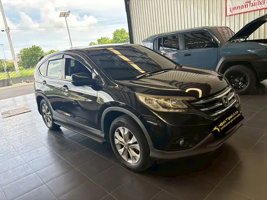 Honda CRV Prins EcoMax หม้อต้ม Tomasetto Nordic รางหัวฉีด Hana กรองแก๊สกลางสาย Certool F-750 กล่อง Prins AFC Compact 4D ถังโดนัทวางใน 54L
