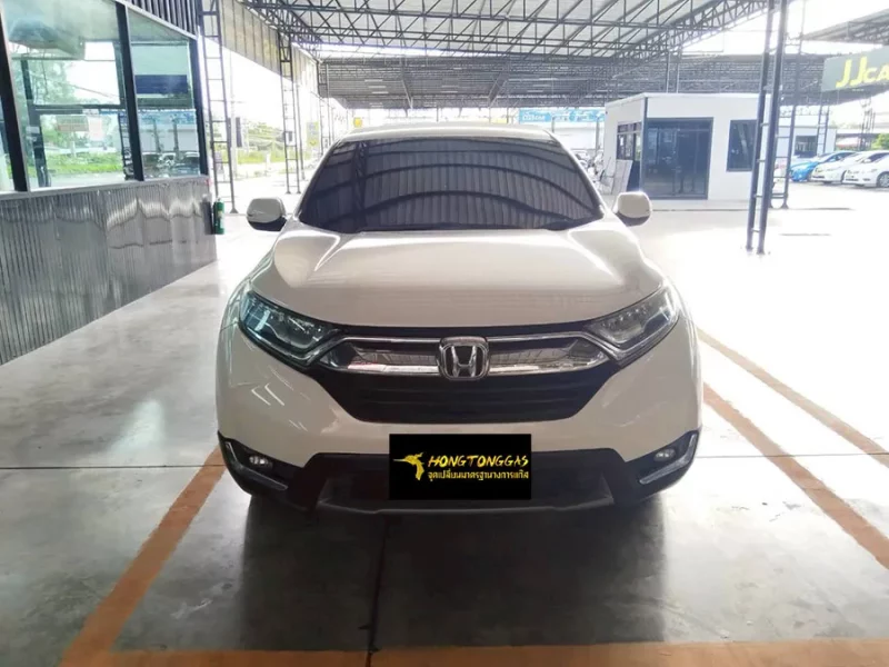 Honda CRV Prins Silverline หม้อต้ม Prins eVP-500 รางหัวฉีด Prins กรองแก๊ส PRINS กล่อง AFC Compact Pro 4D ถังโดนัทวางบน 62L