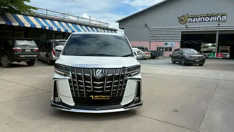 Toyota Alphard Prins Silverline หม้อต้ม Prins eVP-500 รางหัวฉีด Prins กรองแก๊ส PRINS KEIHIN กล่อง AFC Compact Pro 4D หัวเติมกรอง Certools NF199 ถังโดนัท 42L