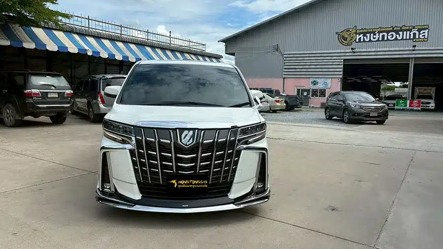 Toyota Alphard Prins Silverline หม้อต้ม Prins eVP-500 รางหัวฉีด Prins กรองแก๊ส PRINS KEIHIN กล่อง AFC Compact Pro 4D หัวเติมกรอง Certools NF199 ถังโดนัท 42L