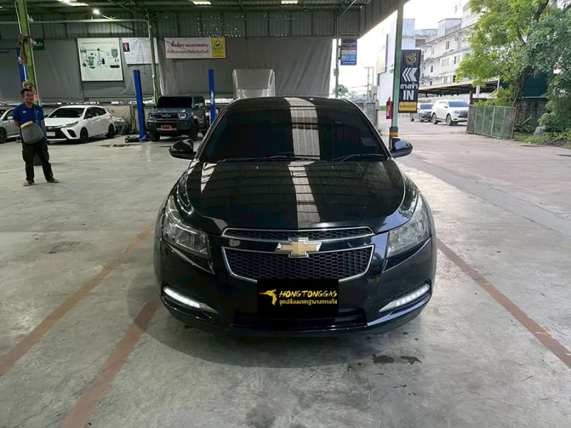 Chevrolet Cruze Prins EcoMax หม้อต้ม Tomasetto Nordic รางหัวฉีด Hana กรองแก๊สกลางสาย Certool F-750 กล่อง Prins AFC Compact 4D ถังโดนัทวางใน 54L