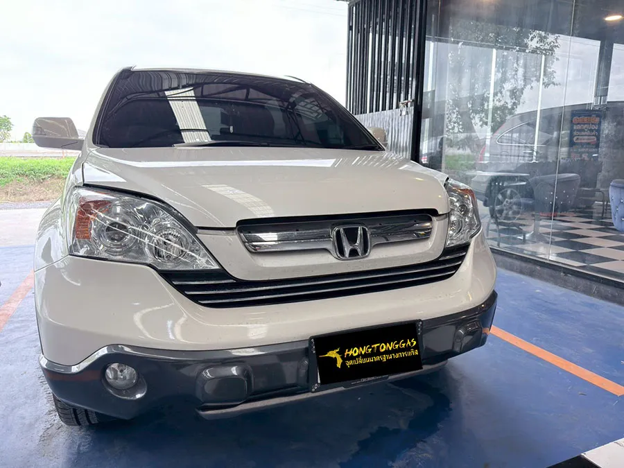 Honda CRV Prins EcoMax หม้อต้ม Tomasetto Nordic รางหัวฉีด Hana กรองแก๊สกลางสาย Certool F-750 กล่อง Prins AFC Compact 4D ถังโดนัทวางใน 54L