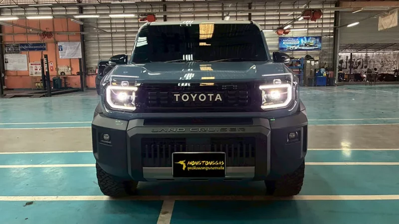 Toyota Land Cruiser FJ Prins Silverline หม้อต้ม Prins eVP-500 รางหัวฉีด Prins กรองแก๊ส PRINS KEIHIN กล่อง AFC Compact Pro 4D หัวเติมกรอง Certools NF199 ถังแคปซูนใต้ท้อง 58L