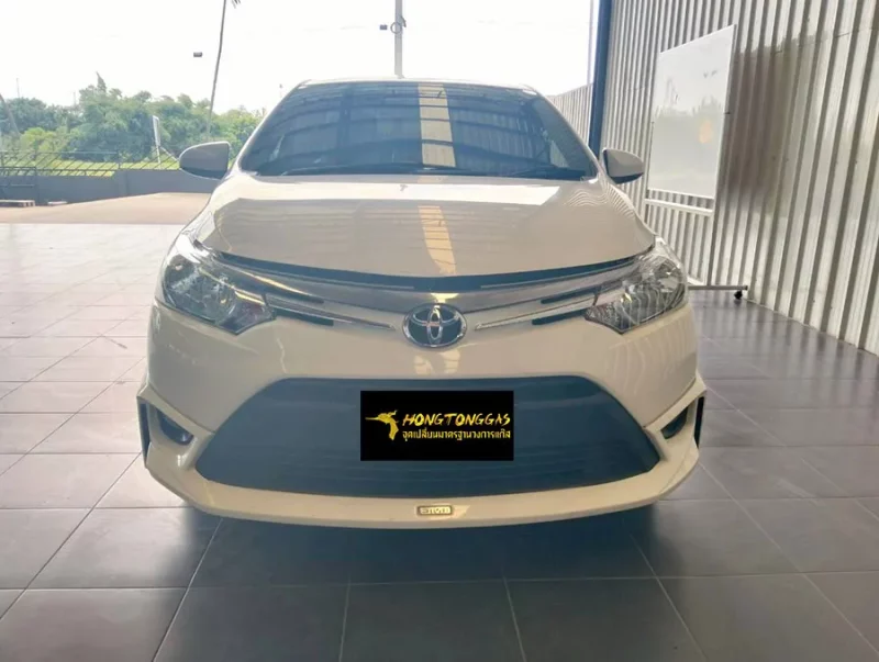 Toyota Vios Prins EcoMax หม้อต้ม Tomasetto Nordic รางหัวฉีด Valtek กรองแก๊สกลางสาย Certool F-750 กล่อง Prins AFC Compact 4D ถังแคปซูล 58L
