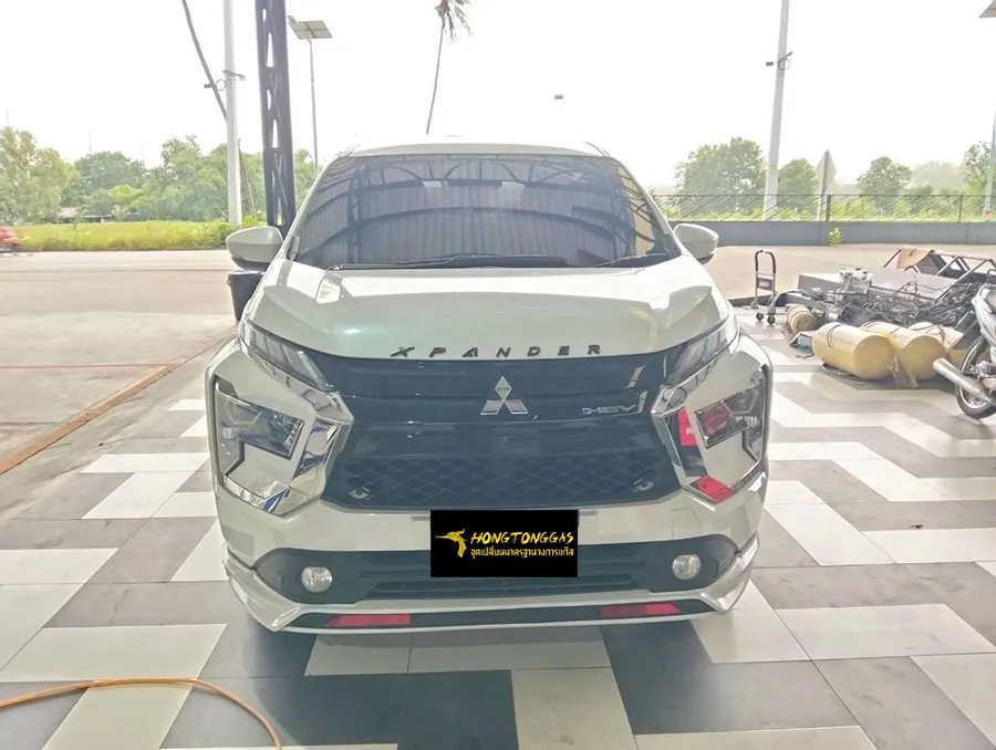 Mitsubishi Xpander Prins EcoMax หม้อต้ม Tomasetto Nordic รางหัวฉีด Hana กรองแก๊สกลางสาย Certool F-750 กล่อง Prins AFC Compact 4D ถังโดนัท 48L (หุ้มยาง)