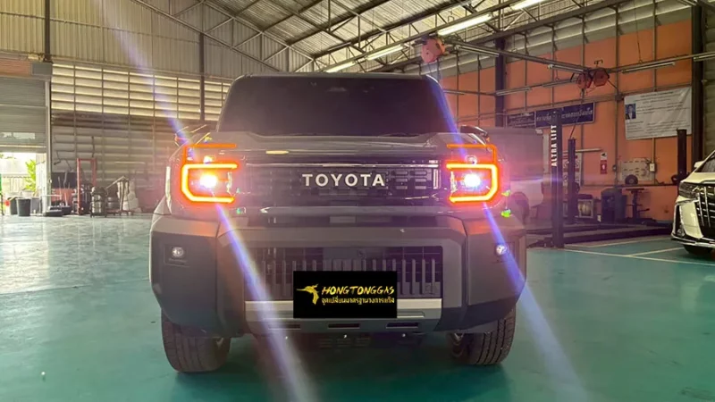 Toyota Land Cruiser FJ Prins Silverline หม้อต้ม Prins eVP-500 รางหัวฉีด Prins กรองแก๊ส PRINS KEIHIN กล่อง AFC Compact Pro 4D หัวเติมกรอง Certools NF199 ถังแคปซูนใต้ท้อง 58L
