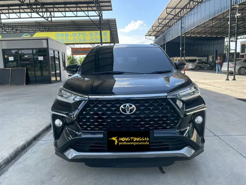 Toyota Veloz Prins EcoMax หม้อต้ม Tomasetto Nordic รางหัวฉีด Hana กรองแก๊สกลางสาย Certool F-750 กล่อง Prins AFC Compact 4D หัวเติมกรอง Certools NF199 ถังโดนัท 48L (ใต้ท้อง)