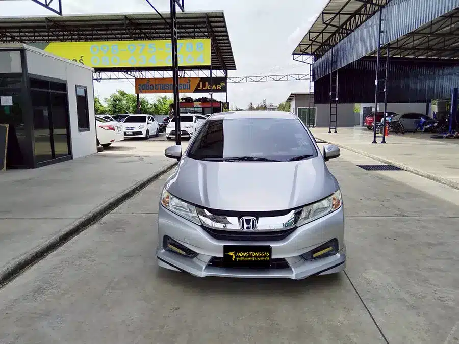 Honda City Prins Silverline หม้อต้ม Prins eVP-500 รางหัวฉีด Prins กรองแก๊ส PRINS กล่อง AFC Compact Pro 4D ถังโดนัทวางบน 42L