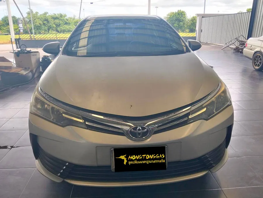 Toyota Corolla Altis AEB แท้อิตาลี 4 สูบ หม้อต้ม Tomasetto Nordic รางหัวฉีด HANA กรองแก๊ส Certools F-750 กล่อง AEB MP48 ถังโดนัทวางบน 42L
