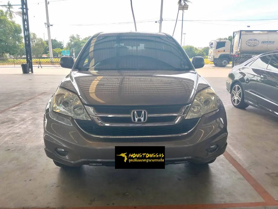 Honda CRV Prins EcoMax หม้อต้ม Tomasetto Nordic รางหัวฉีด Hana กรองแก๊สกลางสาย Certool F-750 กล่อง Prins AFC Compact 4D ถังโดนัทวางบน 54L