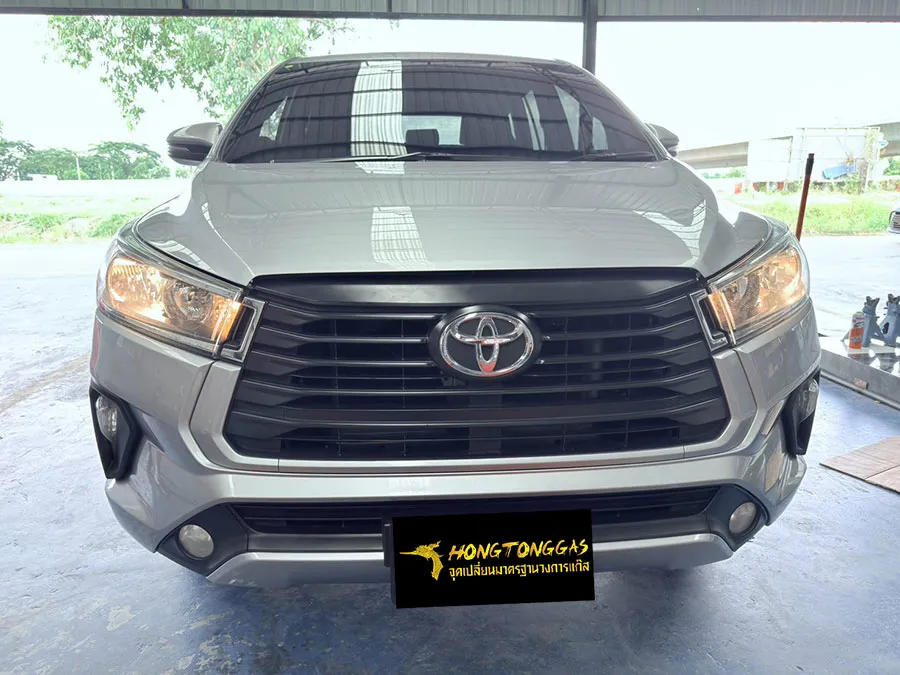 Toyota Innova Prins EcoMax หม้อต้ม Tomasetto Nordic รางหัวฉีด Hana กรองแก๊สกลางสาย Certool F-750 กล่อง Prins AFC Compact 4D ถังโดนัท 48L (หุ้มยาง)