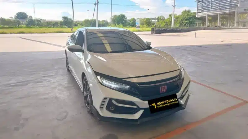 Honda Civic Prins EcoMax หม้อต้ม Tomasetto Nordic รางหัวฉีด Hana กรองแก๊สกลางสาย Certool F-750 กล่อง Prins AFC Compact 4D ถังโดนัทวางใน 48L
