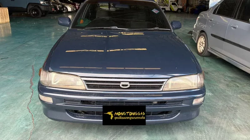 Toyota Corolla AEB แท้อิตาลี 4 สูบ หม้อต้ม Tomasetto Nordic รางหัวฉีด Valtek กรองแก๊ส Certools F-750 กล่อง AEB MP48 ถังแคปซูล 58L