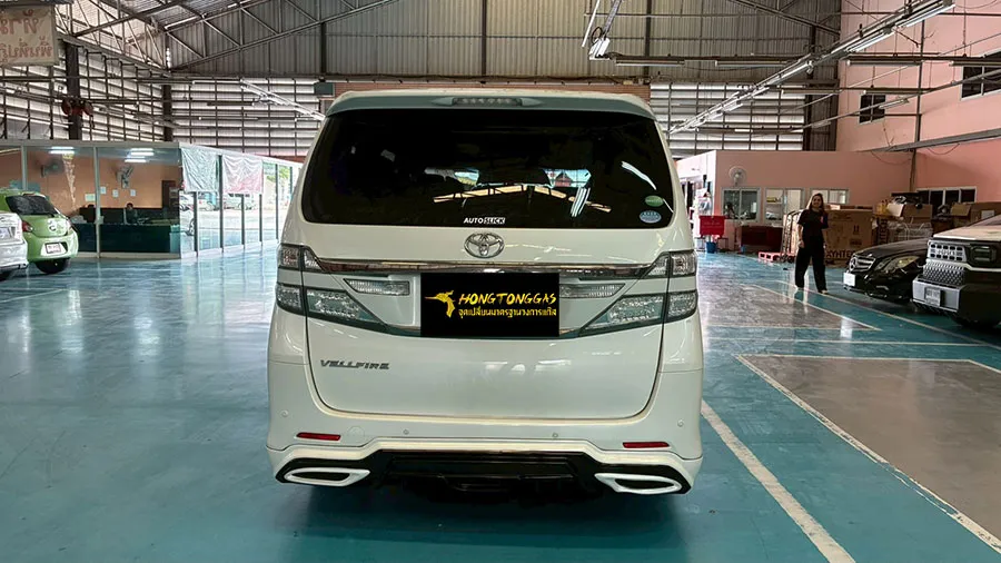 Toyota Vellfire Prins Silverline หม้อต้ม Prins eVP-500 รางหัวฉีด Prins กรองแก๊ส PRINS KEIHIN กล่อง AFC Compact Pro 4D หัวเติมกรอง Certools NF199 ถังโดนัท 48L (หุ้มยาง)
