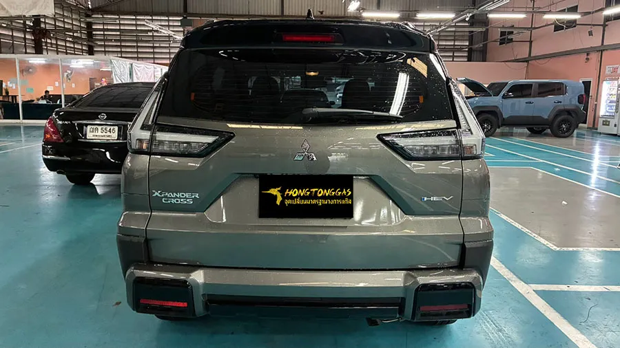 Mitsubishi Xpander HEV Prins EcoMax  หม้อต้ม Tomasetto Nordic รางหัวฉีด Hana กรองแก๊สกลางสาย Certool F-750 กล่อง Prins AFC Compact 4D หัวเติมกรอง Certools NF199 ถังโดนัท 48L  (หุ้มยาง)