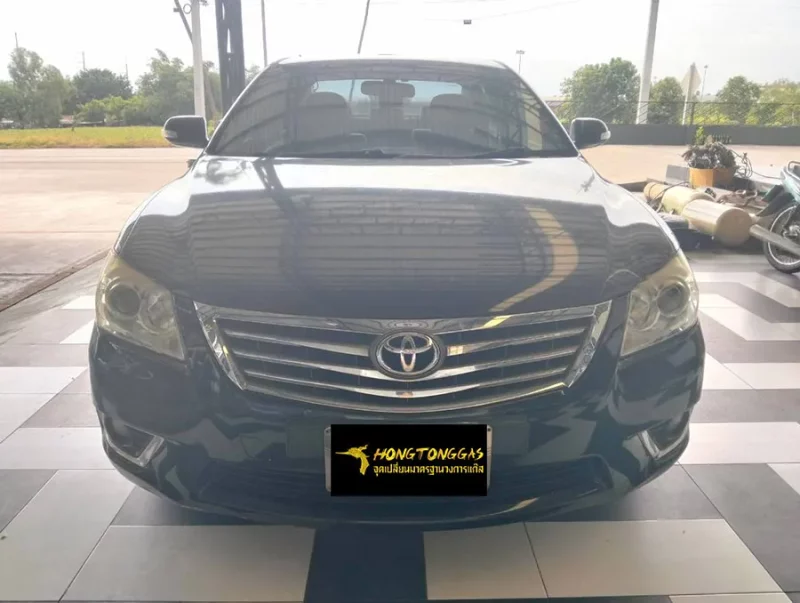 Toyota Camry Prins EcoMax หม้อต้ม Tomasetto Nordic รางหัวฉีด Hana กรองแก๊สกลางสาย Certool F-750 กล่อง Prins AFC Compact 4D ถังแคปซูล 58L