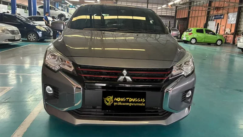 Mitsubishi Attrage Prins EcoMax, Tomasetto Nordic รางหัวฉีด Hana, Certool F-750 กล่อง Prins AFC Compact 4D , Certools NF199 ถังโดนัทวางใน 54L