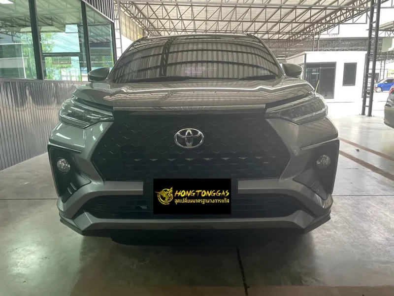 Toyota Veloz Prins EcoMax หม้อต้ม Tomasetto Nordic รางหัวฉีด Hana กรองแก๊สกลางสาย Certool F-750 กล่อง Prins AFC Compact 4D ถังโดนัท 48L (หุ้มยาง)