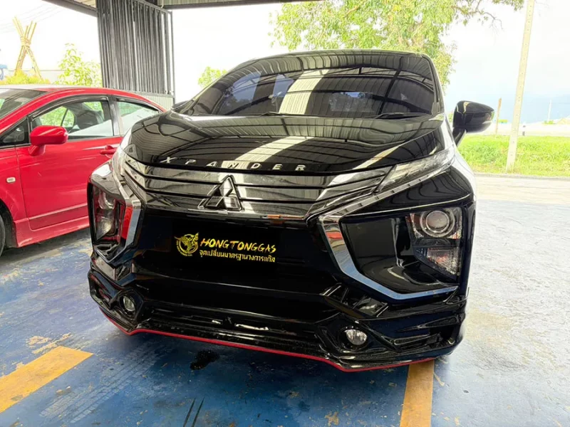 Mitsubishi Xpander Prins EcoMax หม้อต้ม Tomasetto Nordic รางหัวฉีด Hana กรองแก๊สกลางสาย Certool F-750 กล่อง Prins AFC Compact 4D ถังโดนัท 48L (หุ้มยาง)