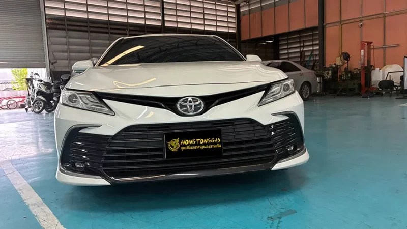 Toyota Camry XV70 Prins VSI-3 DI หม้อต้ม Prins eVP-500 รางหัวฉีด Keihin K9 กรอง Keihin กล่อง Prins AFC 3.0 DI หัวเติมกรอง Certools NF199 ถังโดนัทวางบน 62 L